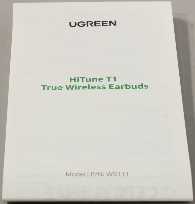 Наушники с микрофоном UGREEN HiTune T1 Earbuds Black (Bluetooth5.0) <80651>