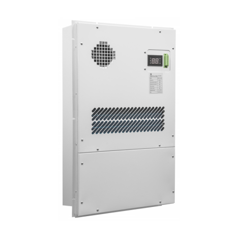 Кондиционер для установки в уличный шкаф, холодопроизводительность1000Вт, со встроенным электрическим калорифером, 220В переменного тока