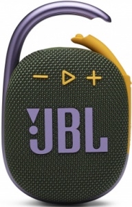 Колонка порт. JBL Clip 4 зеленый 5W 1.0 BT 15м 500mAh (JBLCLIP4GRN)